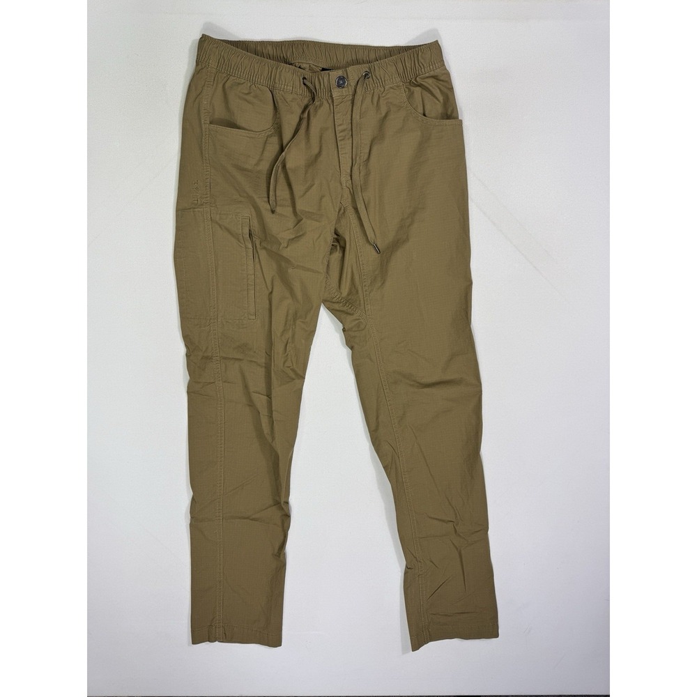 Bylt Pants Men's Medium Brown Ripstop Premium Basics Drawstring Jogger Stretch